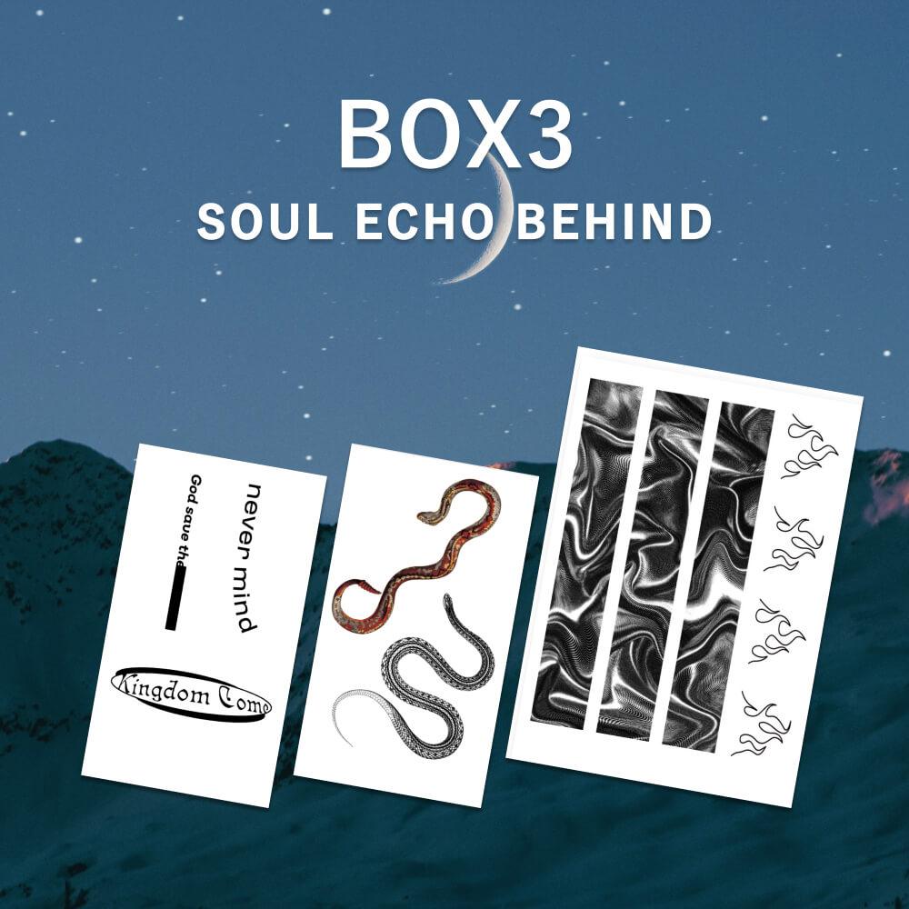 タトゥーシールBOX3 SOUL ECHO BEHIND