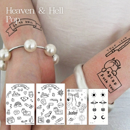 Heaven & Hell Pop 4枚セット