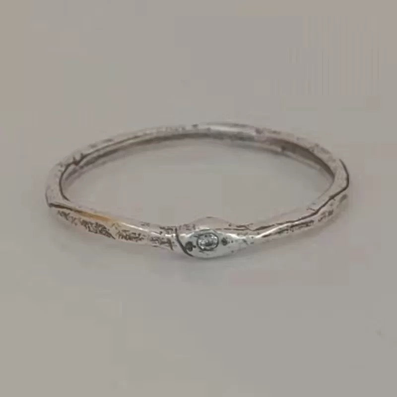 vintage circus silver ring [ID: not1241]