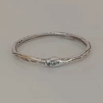 vintage circus silver ring [ID: not1241]