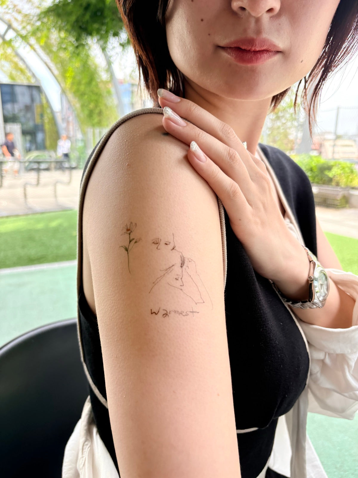 All is love - 6_tattoo_ 着画 二の腕