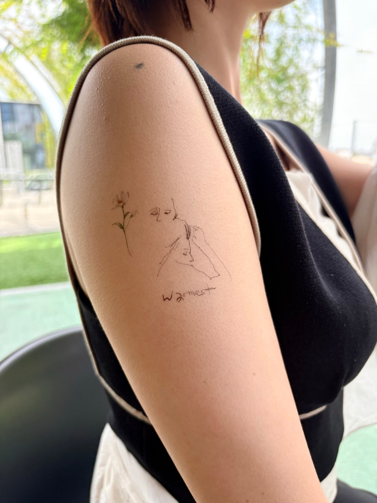 All is love - 6_tattoo_ 着画 二の腕
