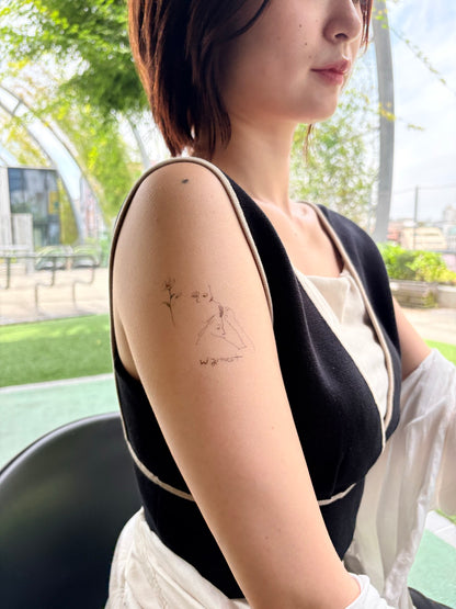 All is love - 6_tattoo_ 着画 二の腕