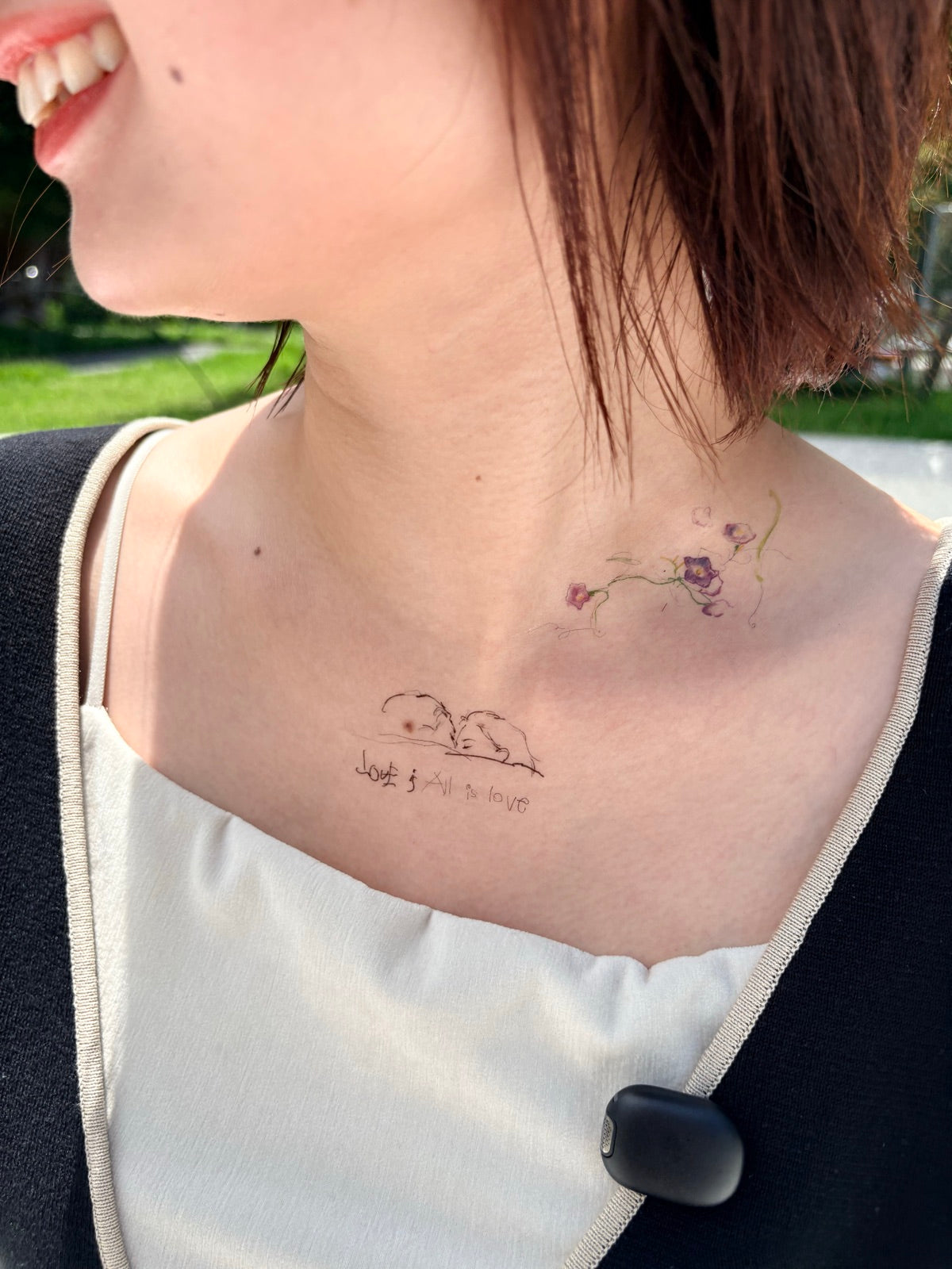 All is love - 6_tattoo_ 着画 鎖骨