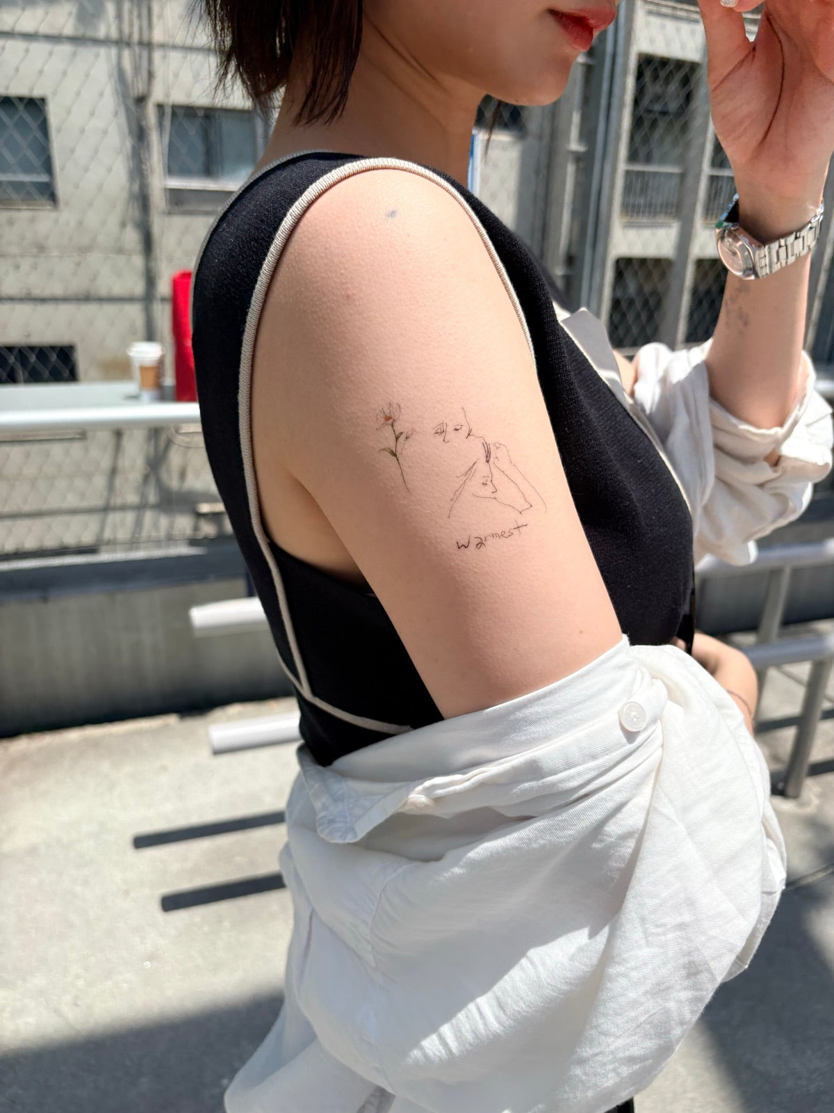 All is love - 6_tattoo_ 着画 二の腕
