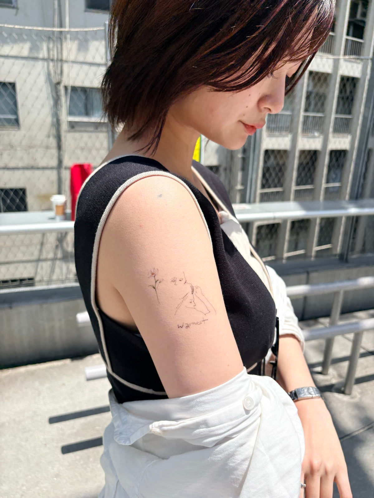 All is love - 6_tattoo_ 着画 二の腕