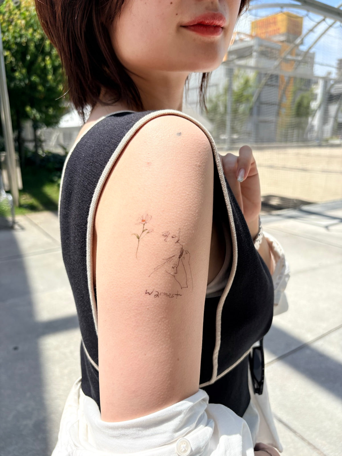 All is love - 6_tattoo_ 着画 二の腕