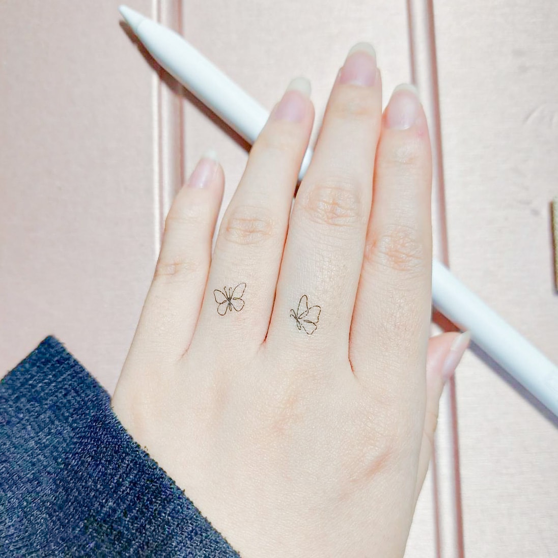 Finger simple butterfly sor0944 着画