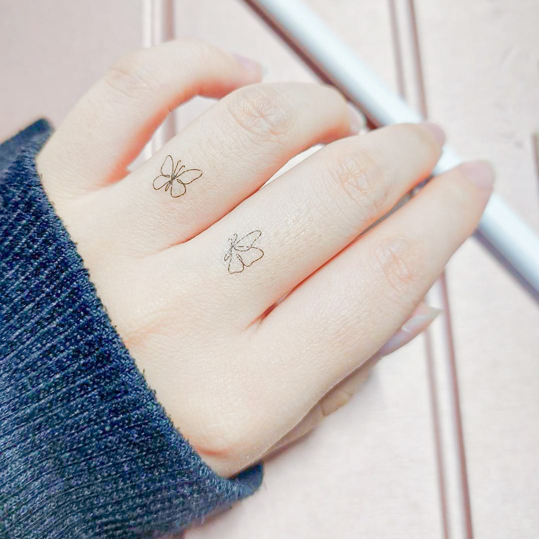 Finger simple butterfly sor0944 着画