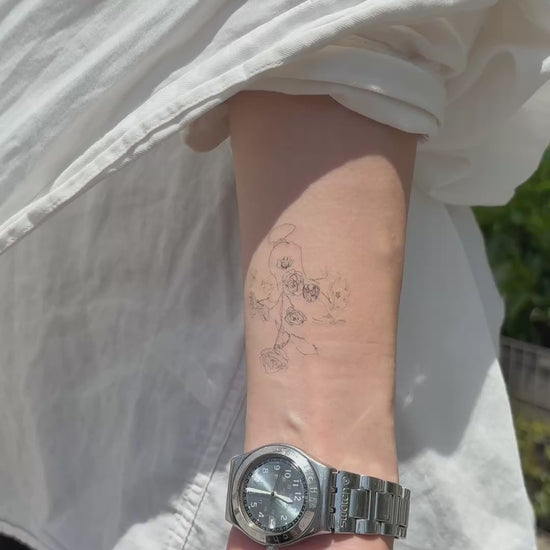 All is love - 6_tattoo_ 着画動画 前腕