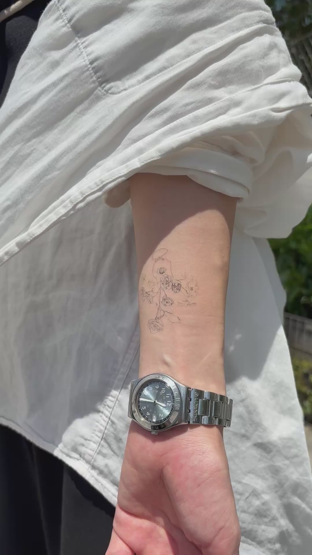 All is love - 6_tattoo_ 着画動画 前腕