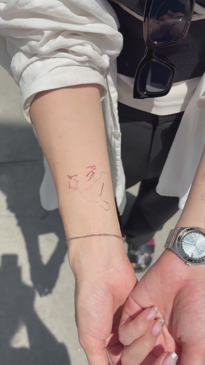 All is love - 6_tattoo_ 着画動画 両腕