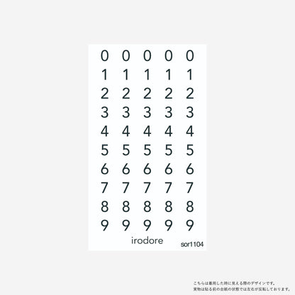 number [ID: sor1104]