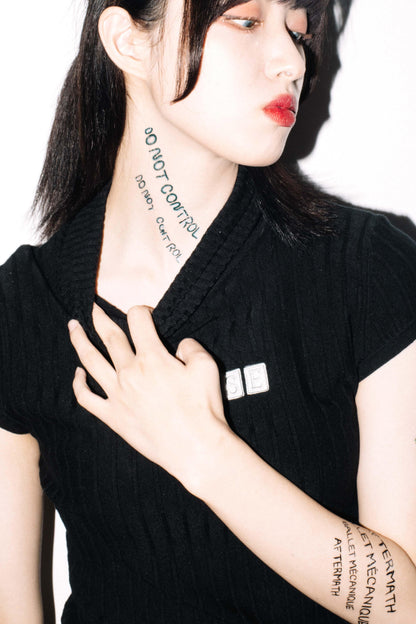 タトゥーシールDO NOT CONTROL etc...[ID: uor0554]