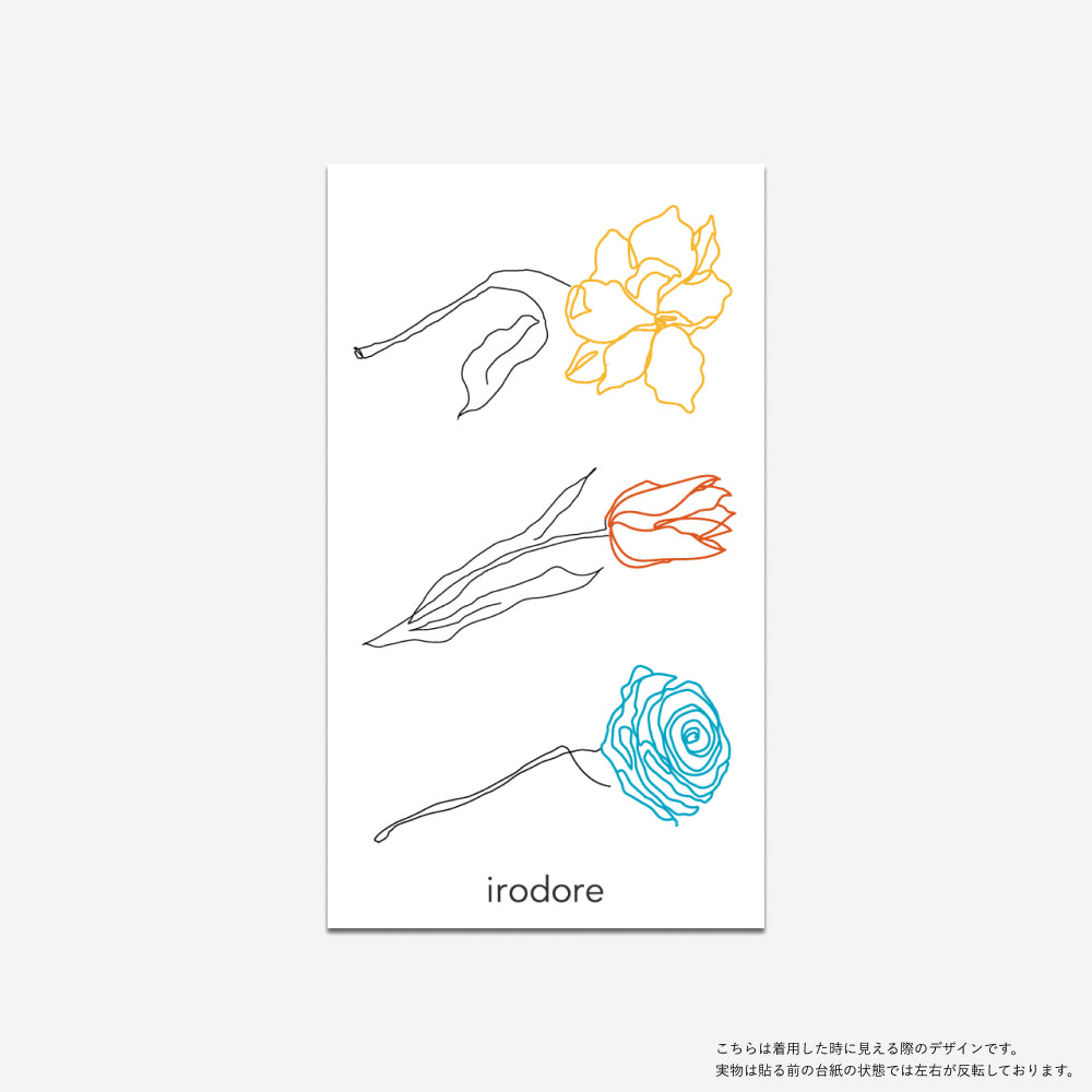 three color line flower[ID: sor0992]