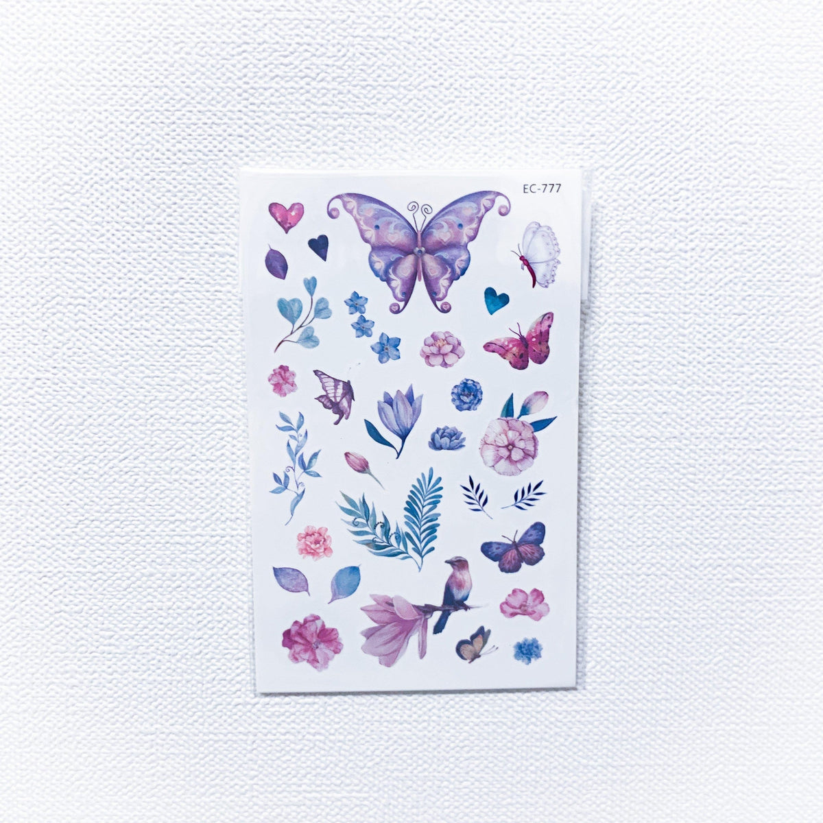 タトゥーシールカラフル蝶々1[ID: ssl0384]