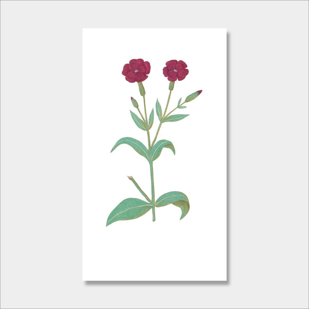 タトゥーシールflower rose red [ID: uor0435]