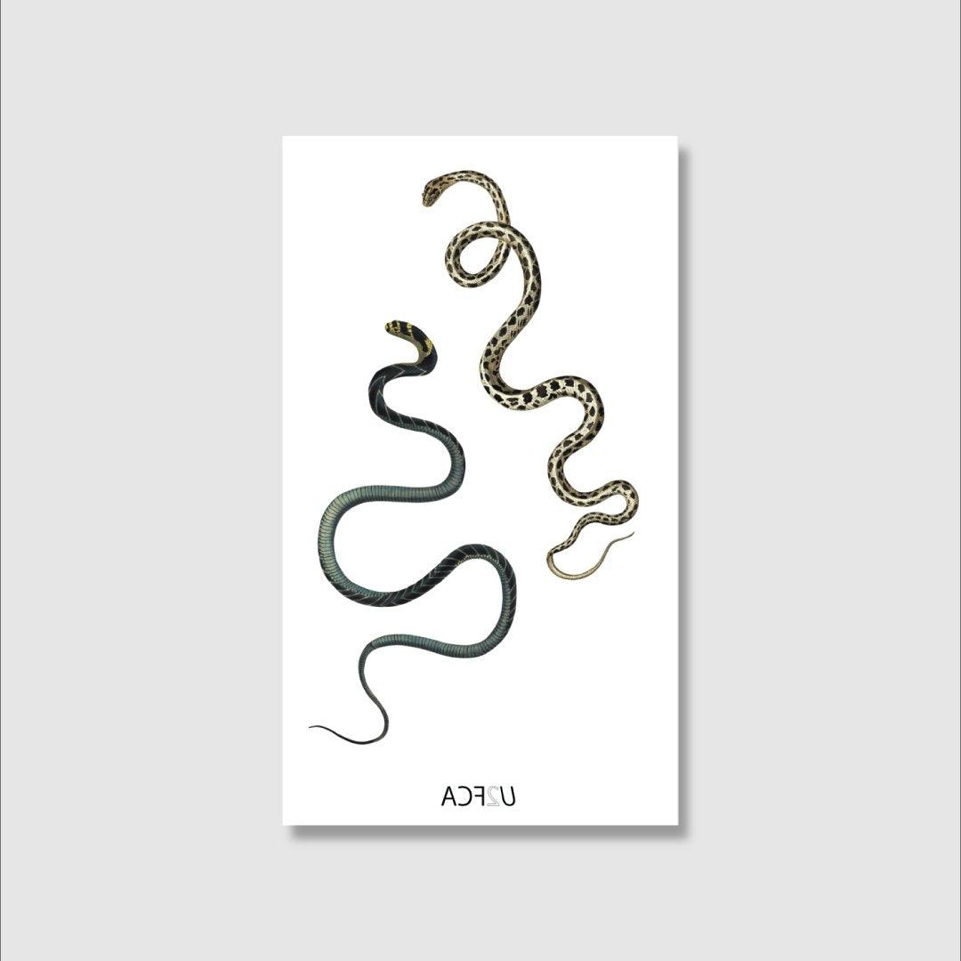 タトゥーシールbaby snakes [ID: uor0460]