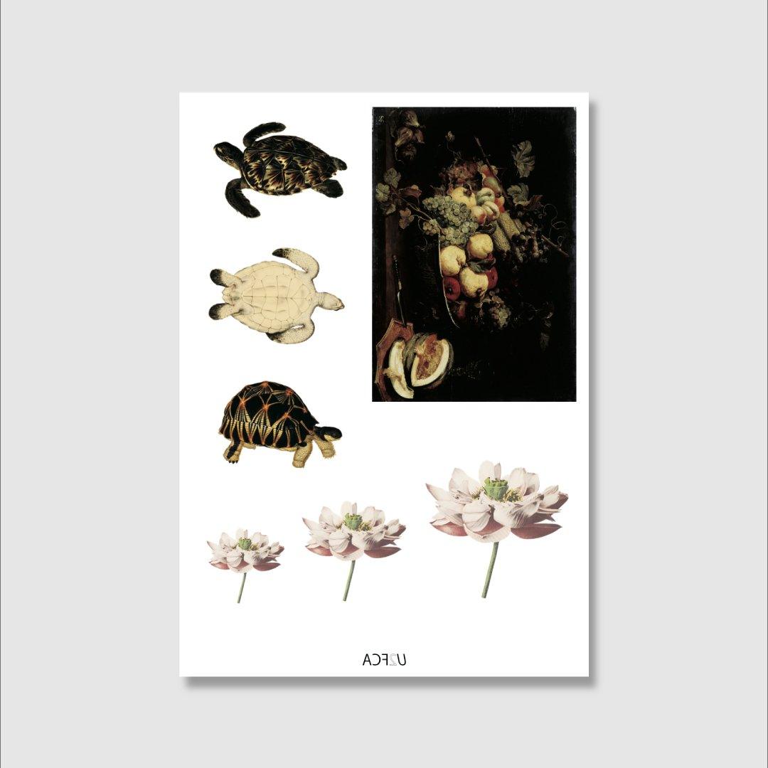 タトゥーシールoil Painting graphic [ID: uor0478]